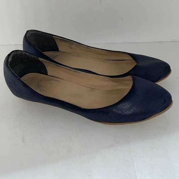 GUCCI | Women's Ballerina Flats Shoes Blue Size 6 - Picture 2 of 9